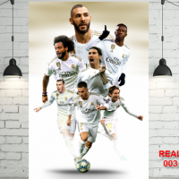 Poster dán tường Real Madrid