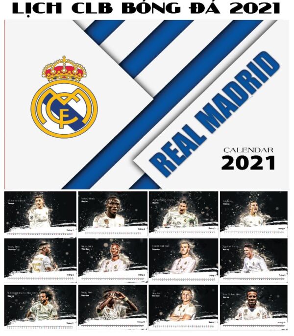 Lịch Real Madrid 2021